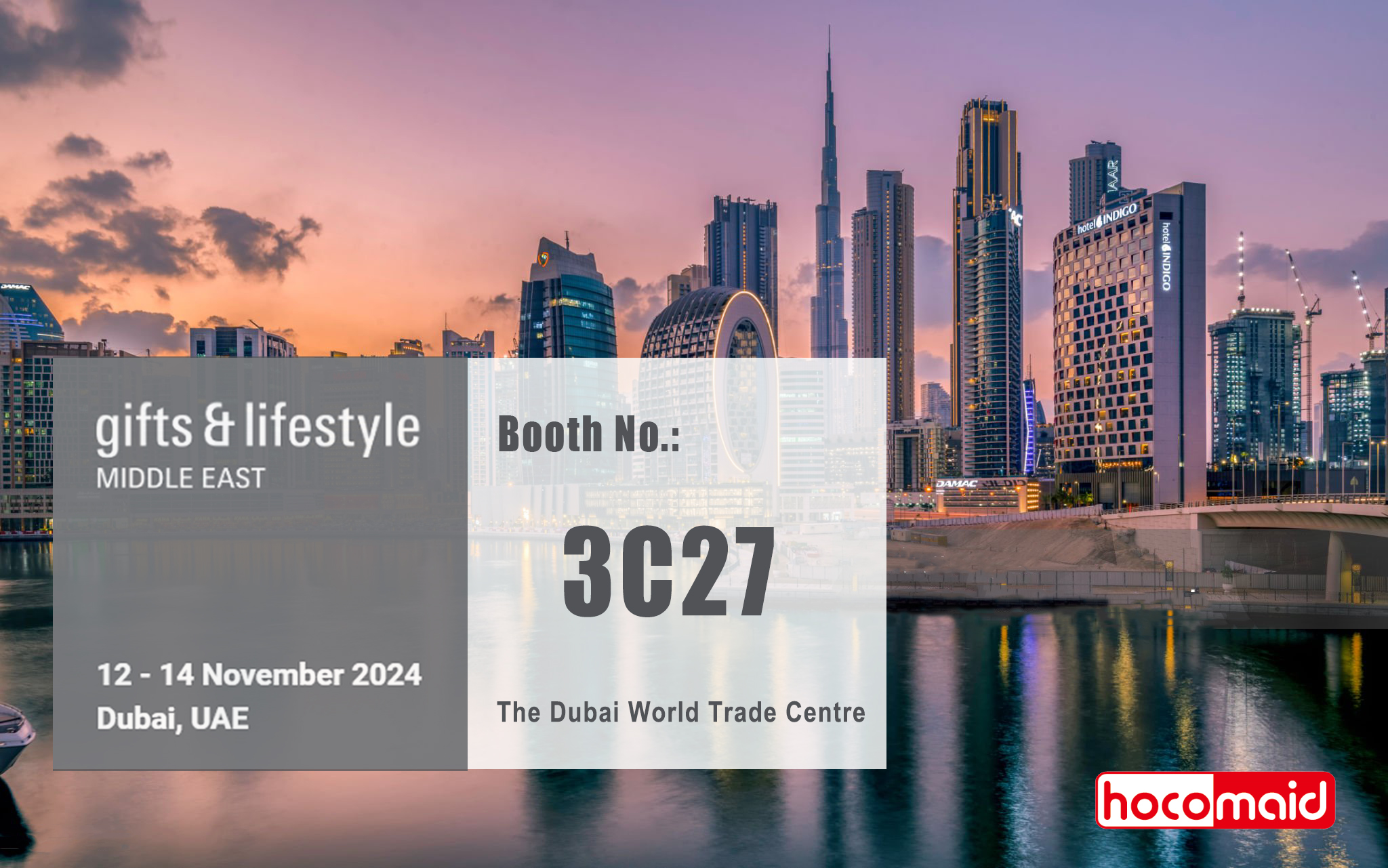 Welcome to Visit Our Booth at The Gift & Lifestyle Middle East 2024